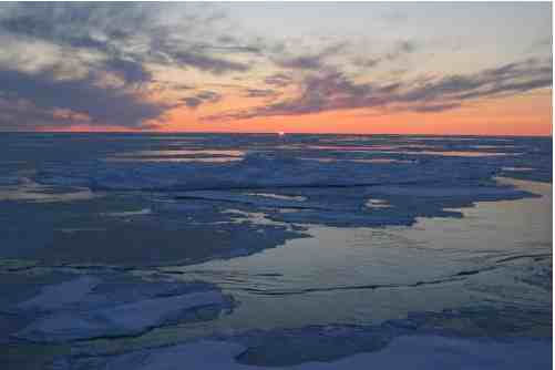Sunset over the Arctic Ocean, Sept 1, 08/Jessica K. Robertson, U.S. Geological Survey, usgs.com