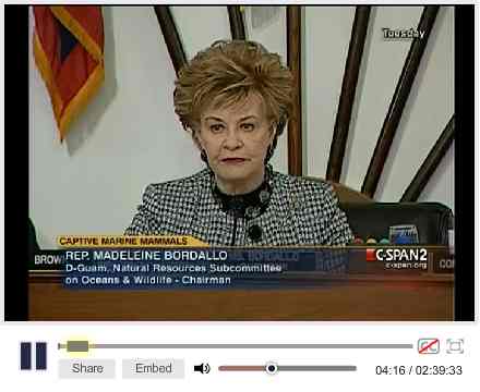 Subcommittee Chair, Rep Madeleine Bordallo (D-Guam) convenes hearing, Washington, D.C., April 27 2010/C-Span Video Library, Cspanvideo.org