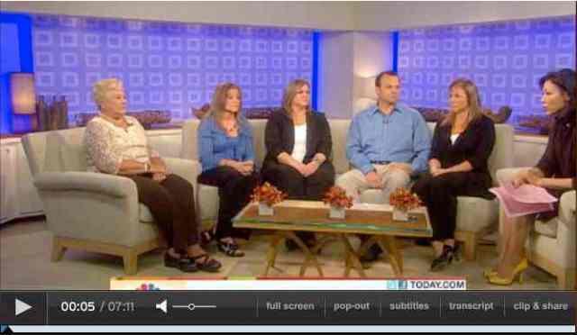 Dawn Brancheau’s mother, sisters and brother appear on NBC’s Today Show, April 4 2011/NBC Today Show, msnbc.msn.com