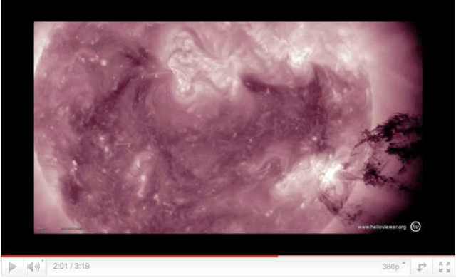 June 7 solar eruption, video narrated by NASA scientist C. Alex Young, June 7, 2011/SOHO, SDO, thesuntoday, heloviewer.org, youtube.com