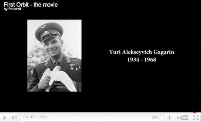 Image from “First Orbit,” produced by The Attic Room in collaboration with the European Space Agency and NASA /firstorbit.org