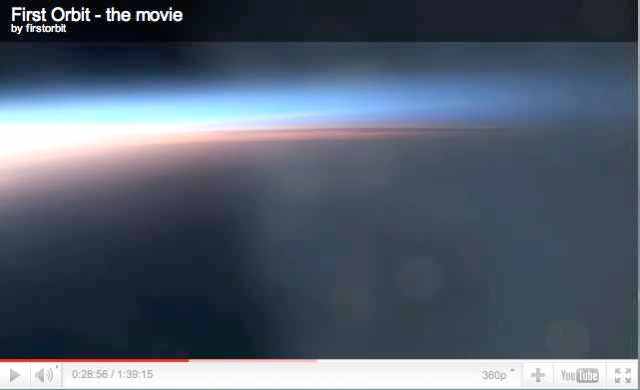 Image from “First Orbit,” produced by The Attic Room in collaboration with the European Space Agency and NASA /firstorbit.org