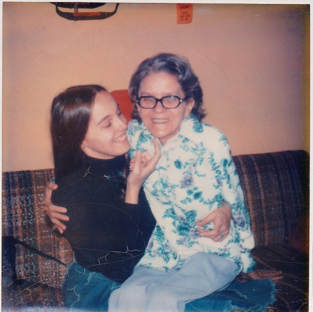 Gini & Mom, around 1974