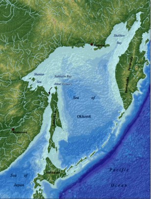 Map of Capture Area in Sea of Okhotsk/Appendix G: The Sea of Okhotsk Marine Environment, Georgia Aquarium Permit Application, June 16, 2012 Map of Capture Area in Sea of Okhotsk/Appendix G: The Sea of Okhotsk Marine Environment, Georgia Aquarium Permit Application, June 16, 2012