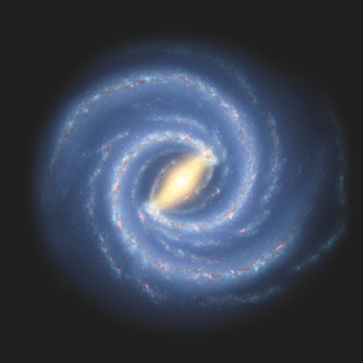 Artist's rendering of Milky Way Galaxy/NASA, JPL-Cal Tech, Earthsky.org
