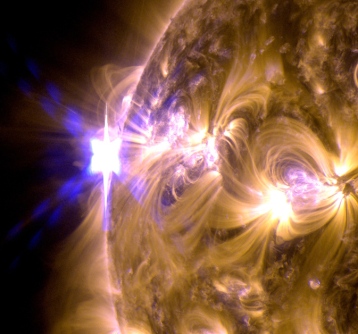 Sun emits X1.7-class solar flare, 10 a.m., May 12, 2013/NASA, SDO, AIA