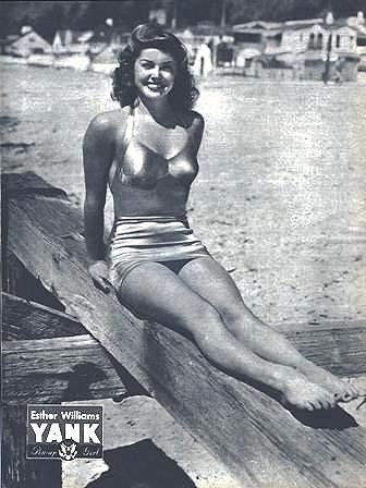 Esther Williams pin-up photo for Yank Magazine, April 23, 1944/Wikimedia starpulse.com