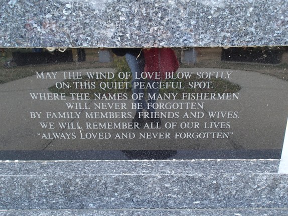 Memorial to Lives Lost at Sea, Shelburne, NS, 9/18/16