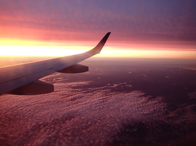 Jet Blue, Portland to JFK, Sunset, 9/20/26