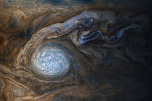 Storms on Jupiter, Dec 8 2017 / NASA, SwRI, MSSS, Gerald Eichstädt, Seán Doran / Click for more. Storms on Jupiter, Dec 8 2017 / NASA, SwRI, MSSS, Gerald Eichstädt, Seán Doran / Click for more.