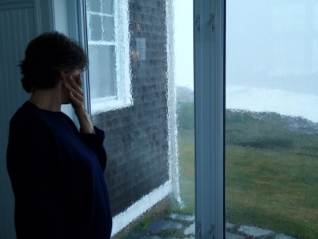 Gini watches Dorian, Kingsburg, NS, 2:00 p.m., Saturday, September 7, 2019