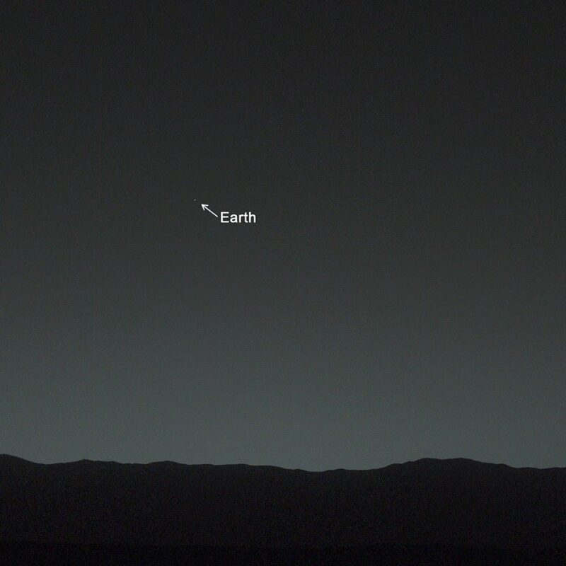 Earth from Mars, February 2014 / Curiosity Rover, NASA / Click for more. Earth from Mars, February 2014 / Curiosity Rover, NASA / Click for more.