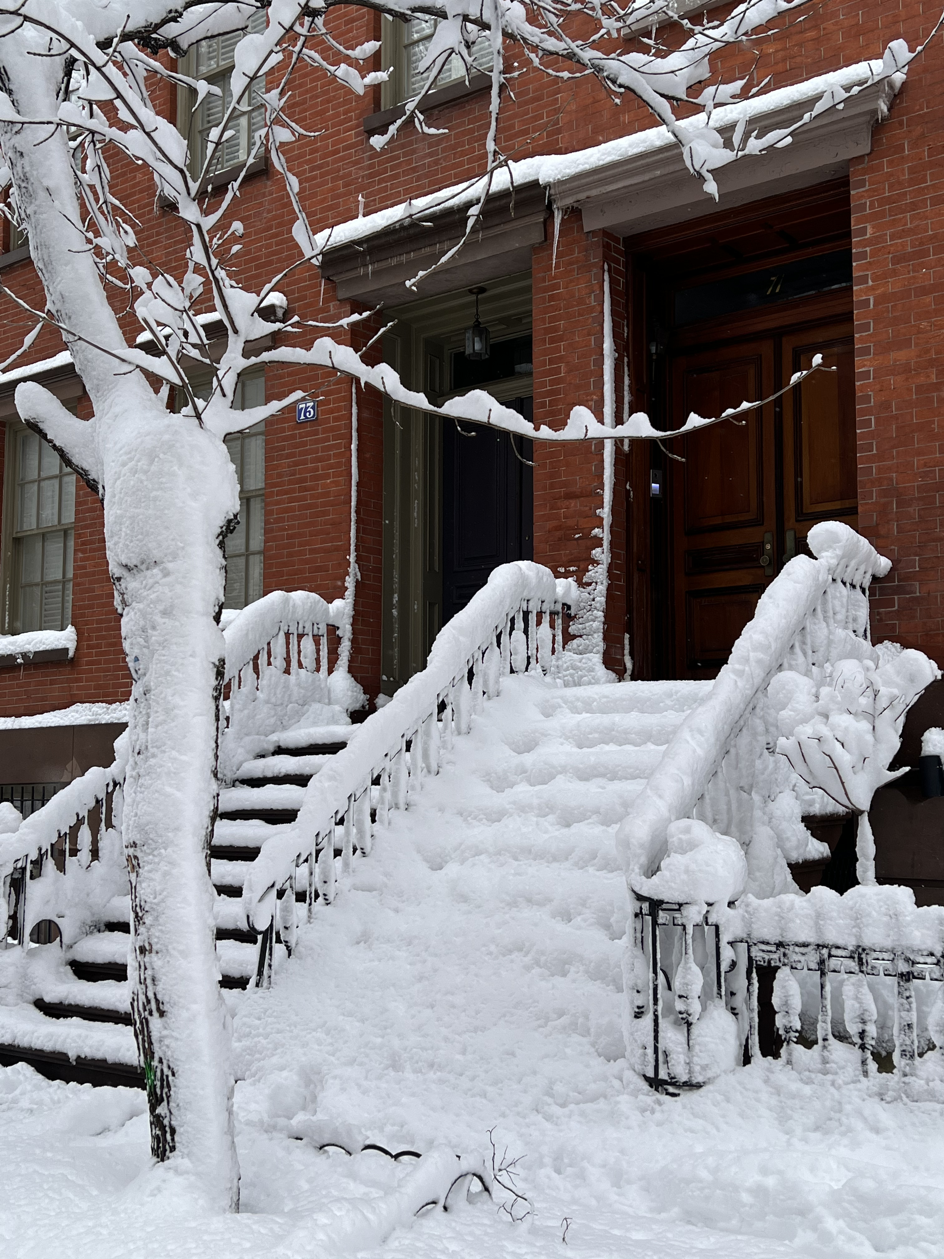 Jane Street, Greenwich Village NYC, 2:26 p.m. Monday, February 23, 2026 / Gini Kopecky Wallace