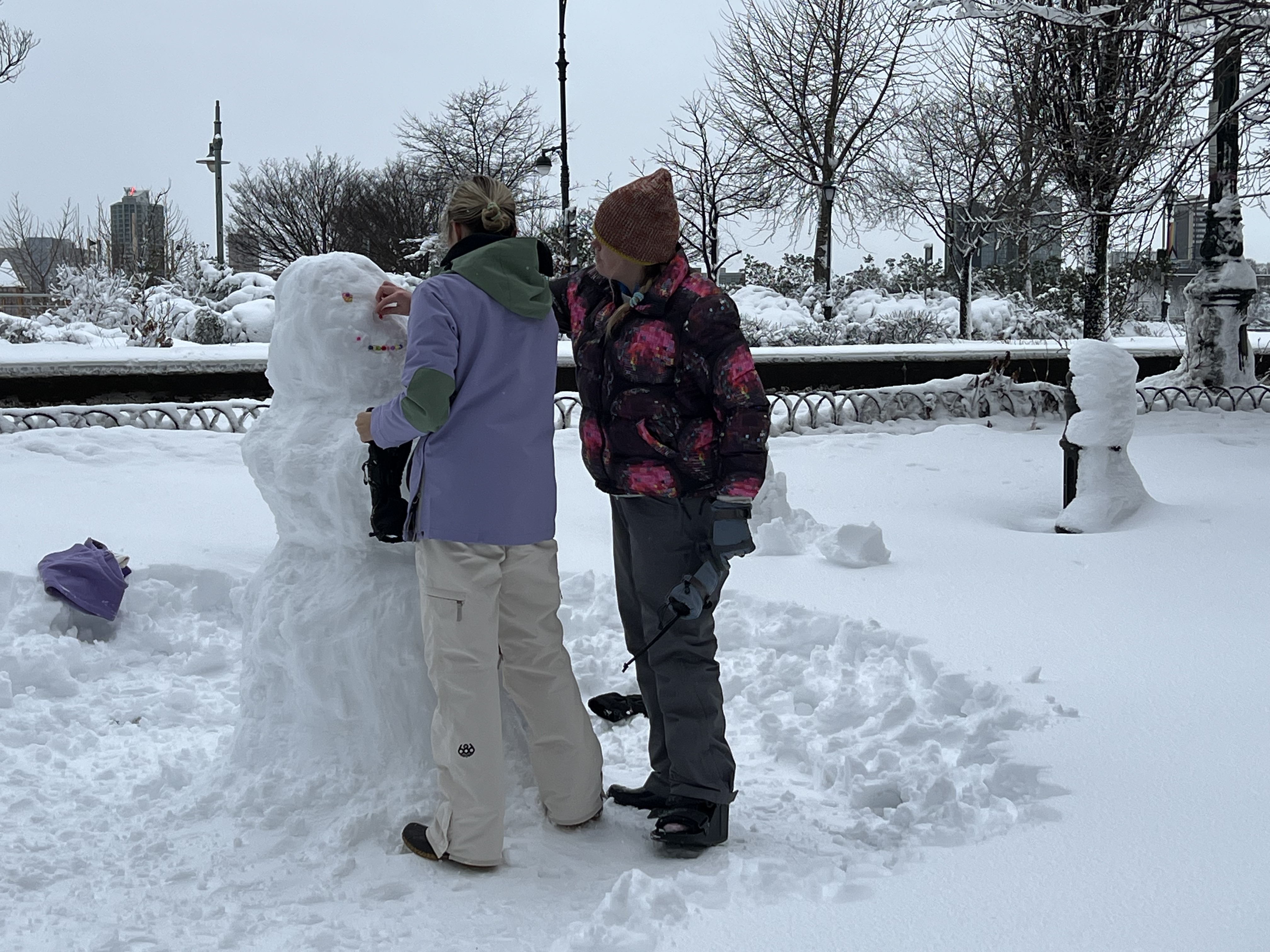 Jane Street and West Side Highway, Greenwich Village NYC, 2:33 p.m. Monday, February 23, 2026 / Gini Kopecky Wallace